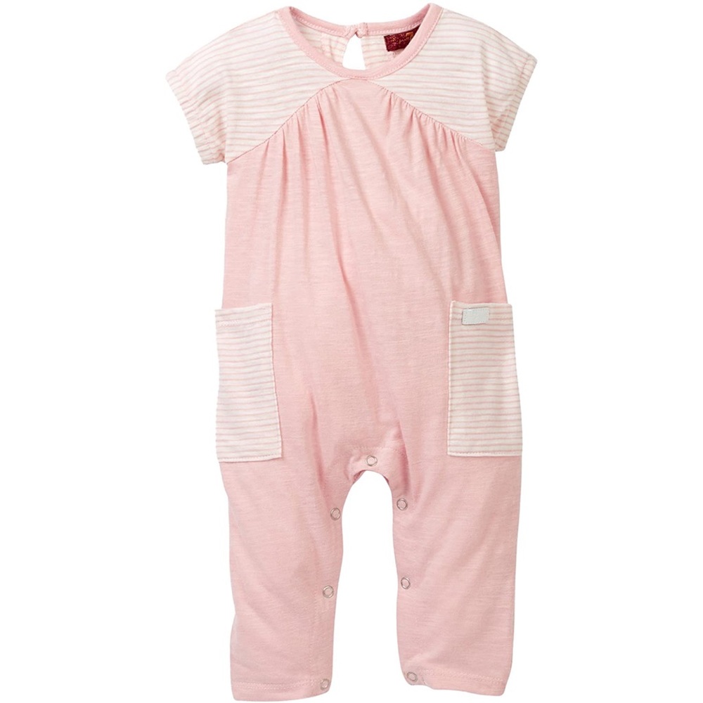 7 For All Mankind Baby Short-Sleeve Coverall 3-6 M